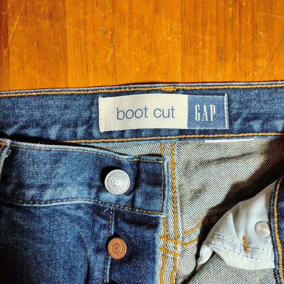 GAP Men's Blue Boot Cut Jeans - Picture 4 of 11